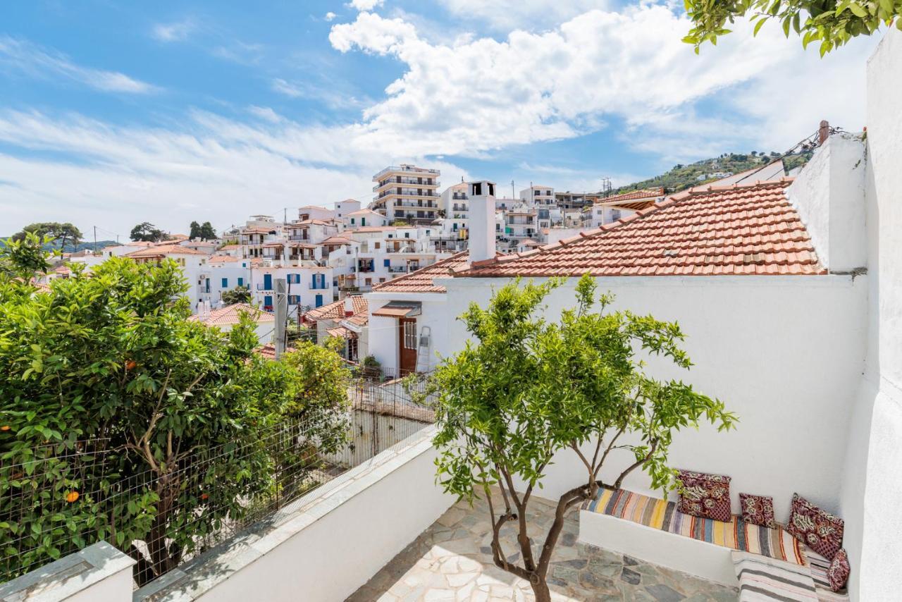 Chiarina'S Spiti Villa Skopelos Town Bagian luar foto